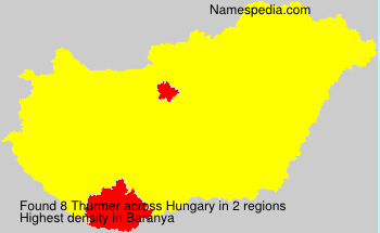 Surname Thurmer in Hungary Surname Thurmer in Hungary