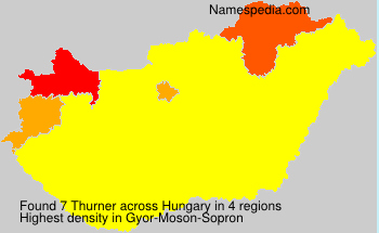 Surname Thurner in Hungary Surname Thurner in Hungary