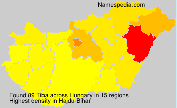 Surname Tiba in Hungary Surname Tiba in Hungary