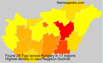 Surname Tigyi in Hungary Surname Tigyi in Hungary