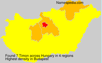 Surname Timon in Hungary Surname Timon in Hungary