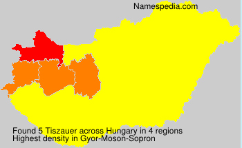 Surname Tiszauer in Hungary Surname Tiszauer in Hungary