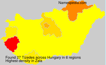 Surname Tizedes in Hungary Surname Tizedes in Hungary