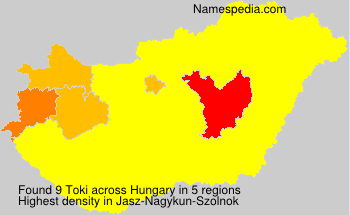 Surname Toki in Hungary Surname Toki in Hungary