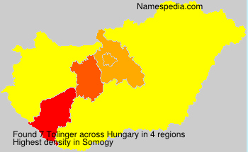 Surname Tolinger in Hungary