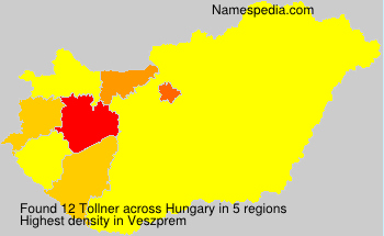 Surname Tollner in Hungary Surname Tollner in Hungary
