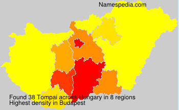 Surname Tompai in Hungary Surname Tompai in Hungary