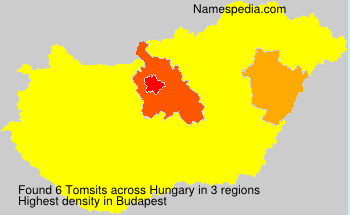 Surname Tomsits in Hungary Surname Tomsits in Hungary