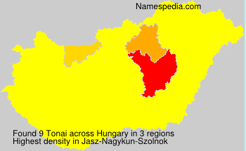 Surname Tonai in Hungary Surname Tonai in Hungary