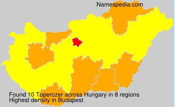 Surname Toperczer in Hungary Surname Toperczer in Hungary