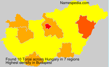 Surname Torjai in Hungary Surname Torjai in Hungary