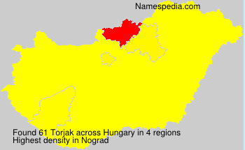 Surname Torjak in Hungary Surname Torjak in Hungary