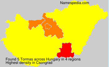Surname Tormas in Hungary Surname Tormas in Hungary