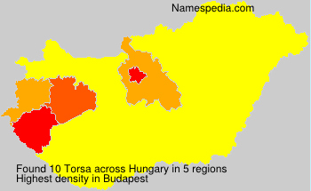 Surname Torsa in Hungary Surname Torsa in Hungary