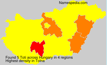 Surname Toti in Hungary Surname Toti in Hungary