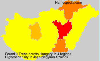 Surname Treba in Hungary Surname Treba in Hungary