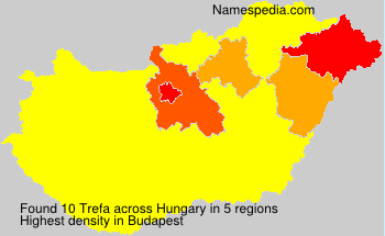 Surname Trefa in Hungary Surname Trefa in Hungary
