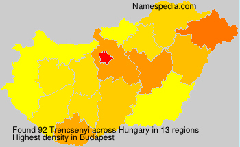 Surname Trencsenyi in Hungary Surname Trencsenyi in Hungary