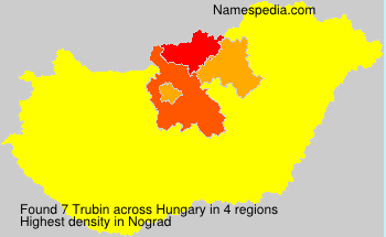 Surname Trubin in Hungary Surname Trubin in Hungary