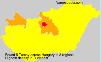 Surname Tumay in Hungary Surname Tumay in Hungary