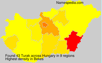 Surname Turak in Hungary Surname Turak in Hungary