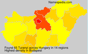 Surname Turanyi in Hungary Surname Turanyi in Hungary