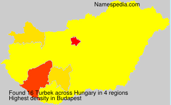 Surname Turbek in Hungary Surname Turbek in Hungary