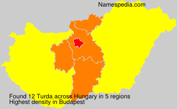 Surname Turda in Hungary Surname Turda in Hungary