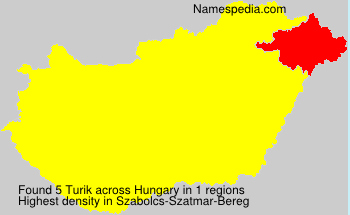 Surname Turik in Hungary Surname Turik in Hungary