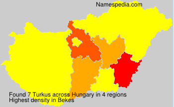 Surname Turkus in Hungary Surname Turkus in Hungary