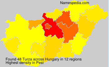 Surname Turza in Hungary Surname Turza in Hungary