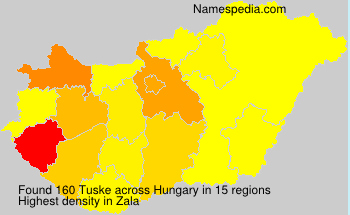 Surname Tuske in Hungary Surname Tuske in Hungary