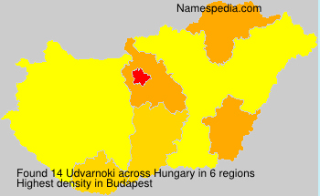 Surname Udvarnoki in Hungary Surname Udvarnoki in Hungary