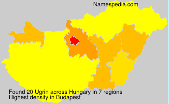 Surname Ugrin in Hungary Surname Ugrin in Hungary