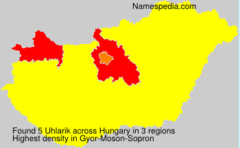 Surname Uhlarik in Hungary