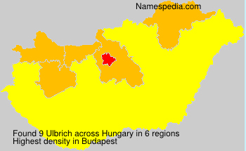Surname Ulbrich in Hungary Surname Ulbrich in Hungary