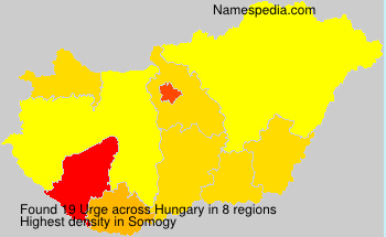 Surname Urge in Hungary Surname Urge in Hungary