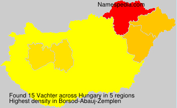 Surname Vachter in Hungary Surname Vachter in Hungary