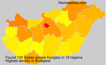 Surname Vadas in Hungary Surname Vadas in Hungary