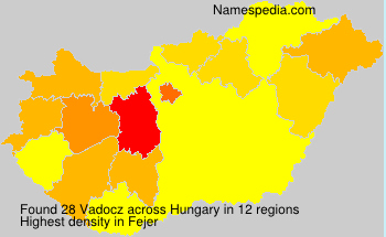 Surname Vadocz in Hungary Surname Vadocz in Hungary
