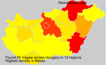 Surname Vagasi in Hungary Surname Vagasi in Hungary