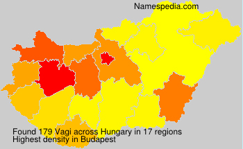 Surname Vagi in Hungary Surname Vagi in Hungary