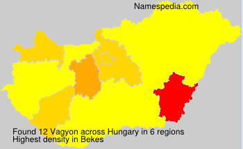 Surname Vagyon in Hungary Surname Vagyon in Hungary
