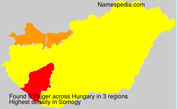 Surname Vajger in Hungary Surname Vajger in Hungary
