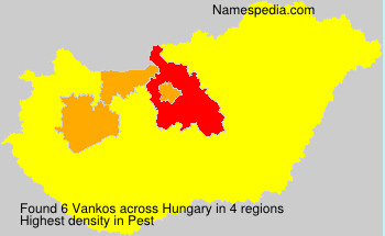 Surname Vankos in Hungary Surname Vankos in Hungary