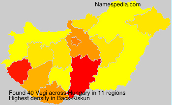 Surname Vegi in Hungary Surname Vegi in Hungary