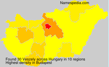 Surname Veszely in Hungary Surname Veszely in Hungary
