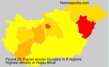 Surname Vigvari in Hungary Surname Vigvari in Hungary