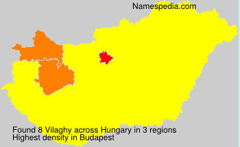 Surname Vilaghy in Hungary