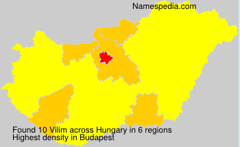 Surname Vilim in Hungary Surname Vilim in Hungary